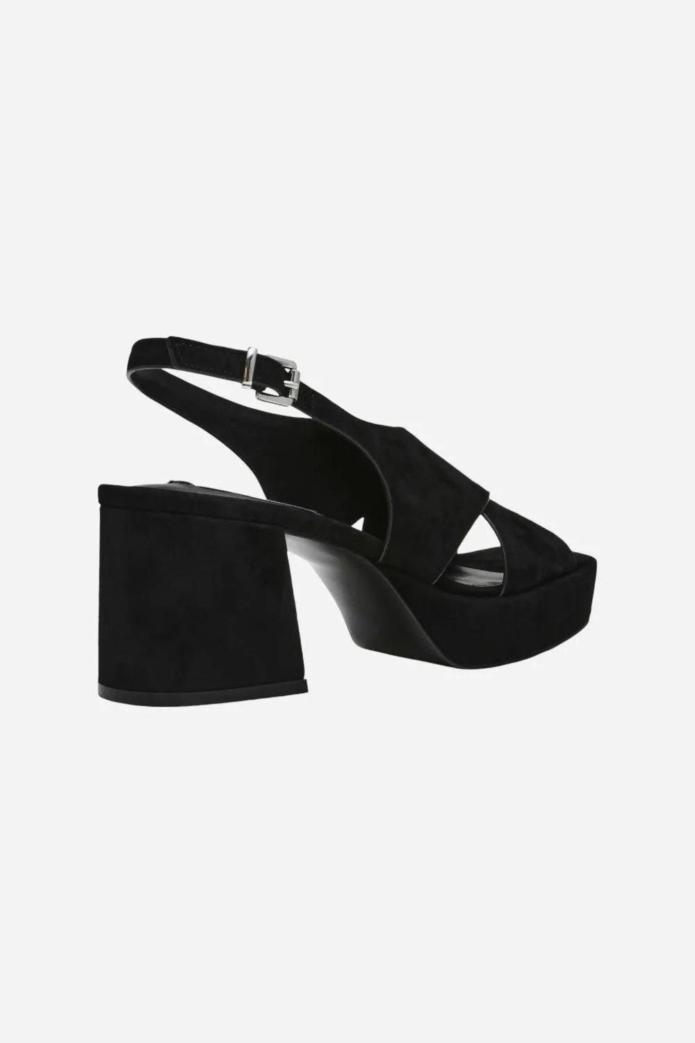 Steve Madden Marino Black Suede Heel