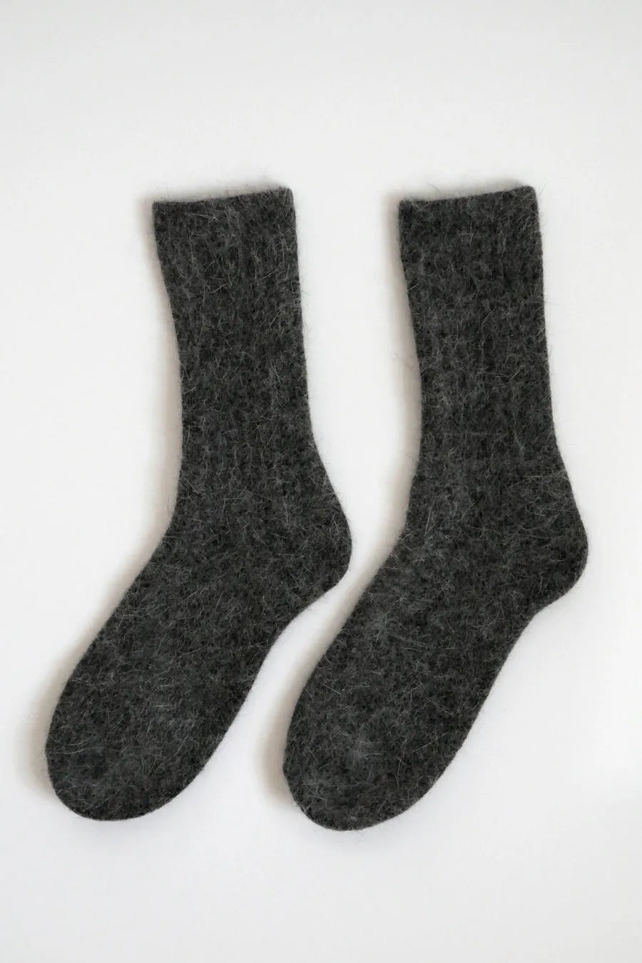 Super Soft Wool Socks - Charcoal