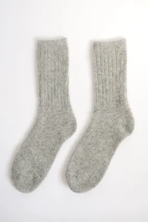 Super Soft Wool Socks - Grey