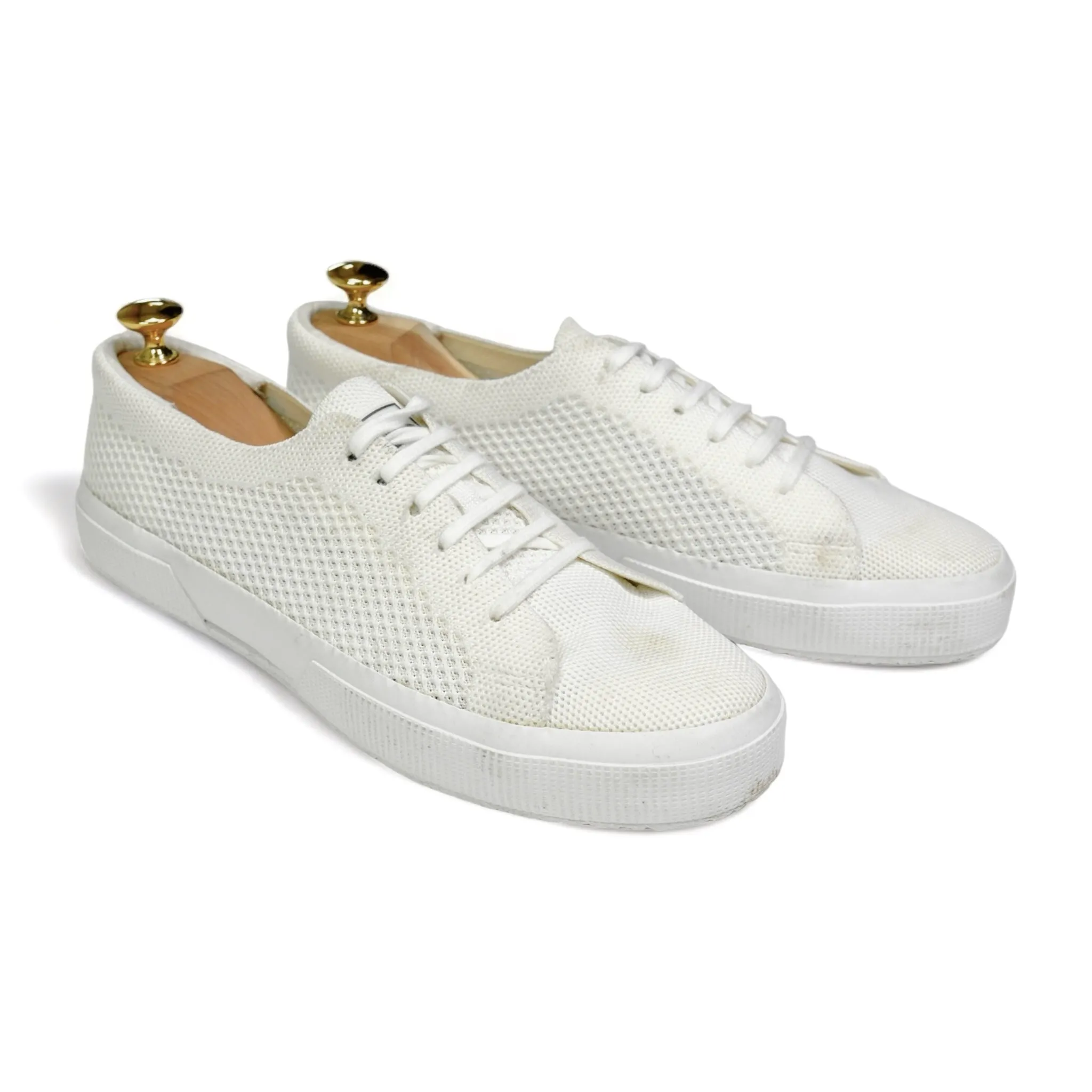 Superga - Cream Mesh Tennis Shoe EU 43 / UK 9