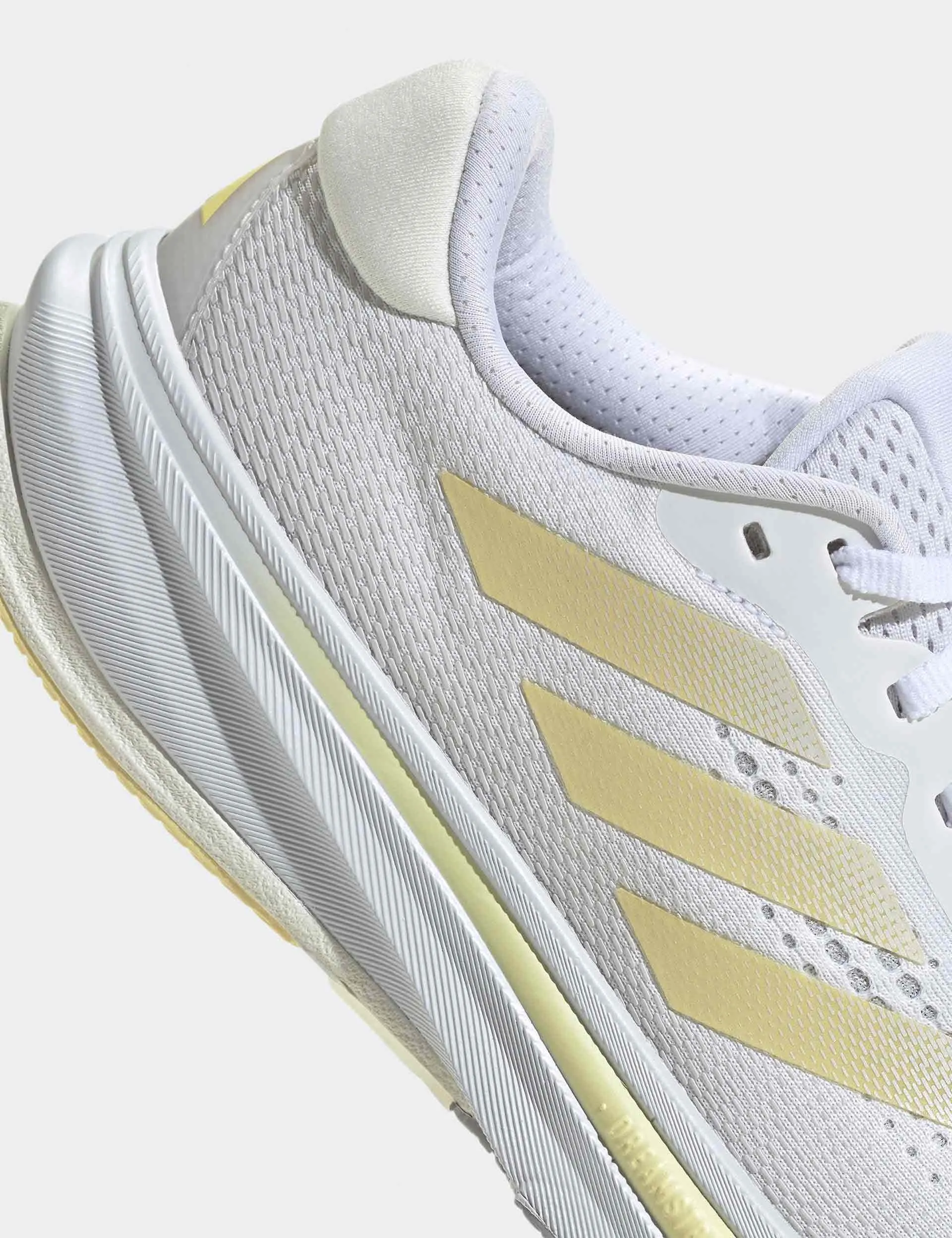 Supernova Rise Running Shoes - Cloud White/Zero Metallic/Almost Yellow