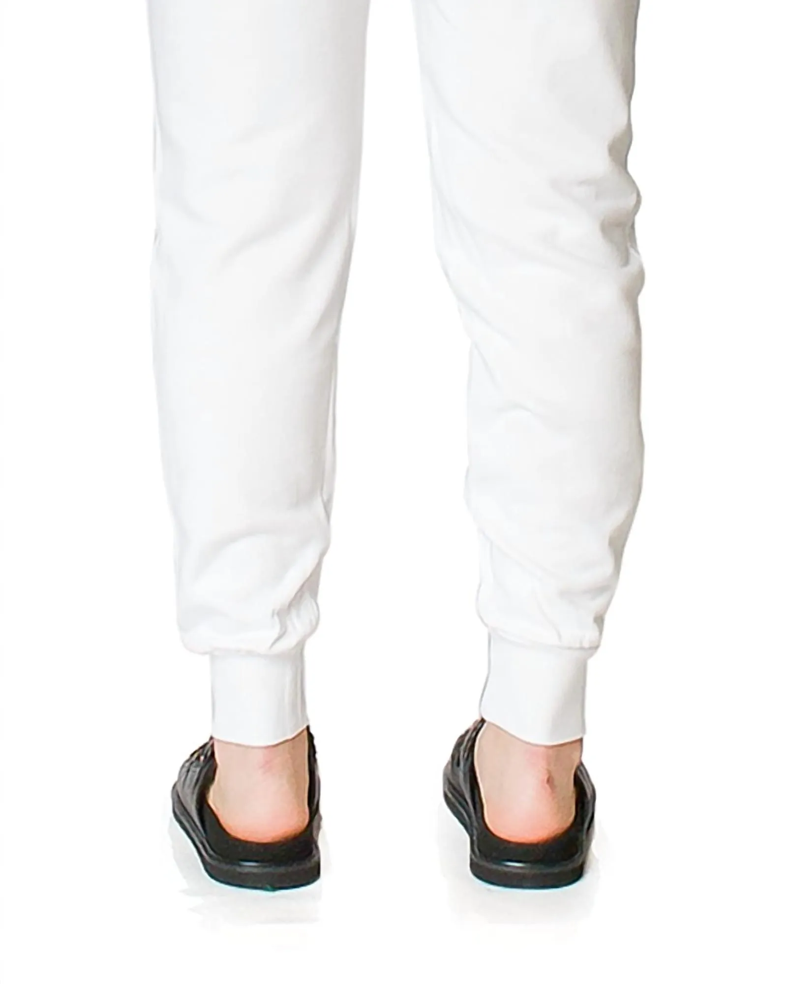 Tennis Club Logo Sweatpants in White | White