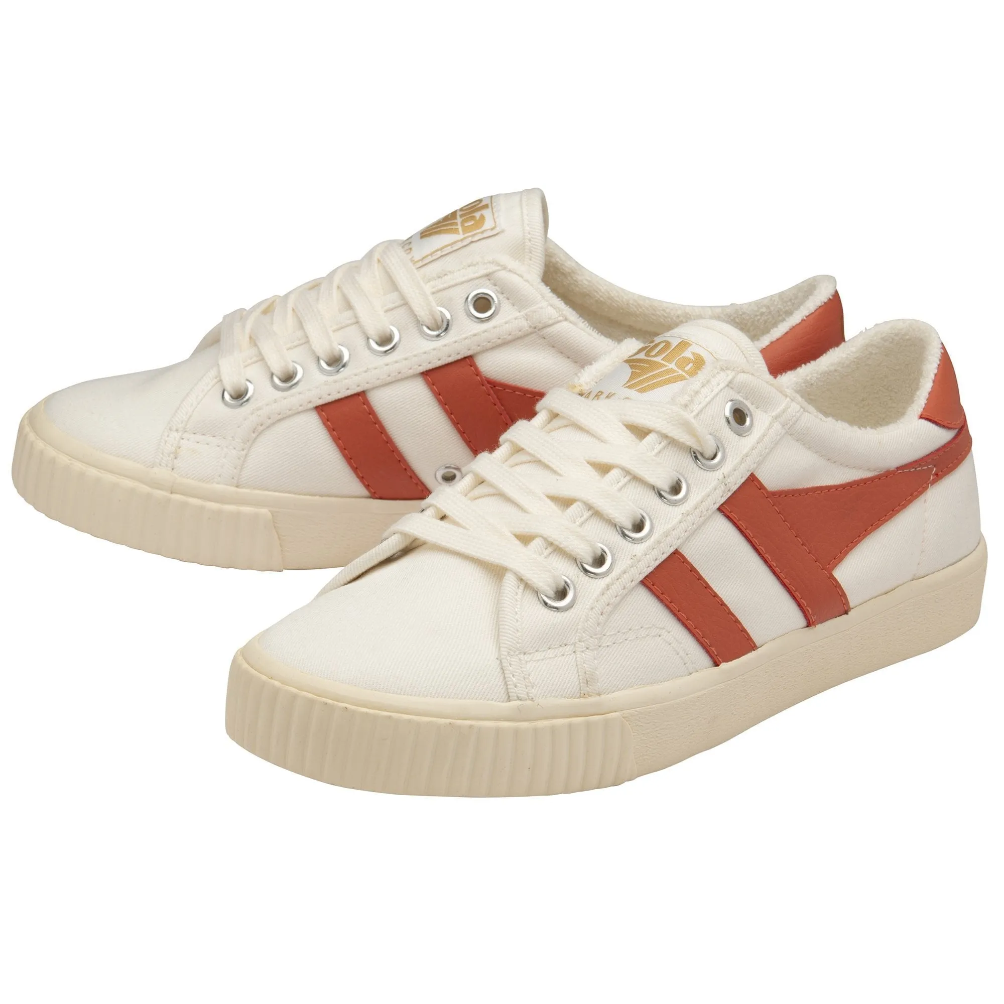 Tennis Mark Cox Trainer (Off White   Hot Coral)