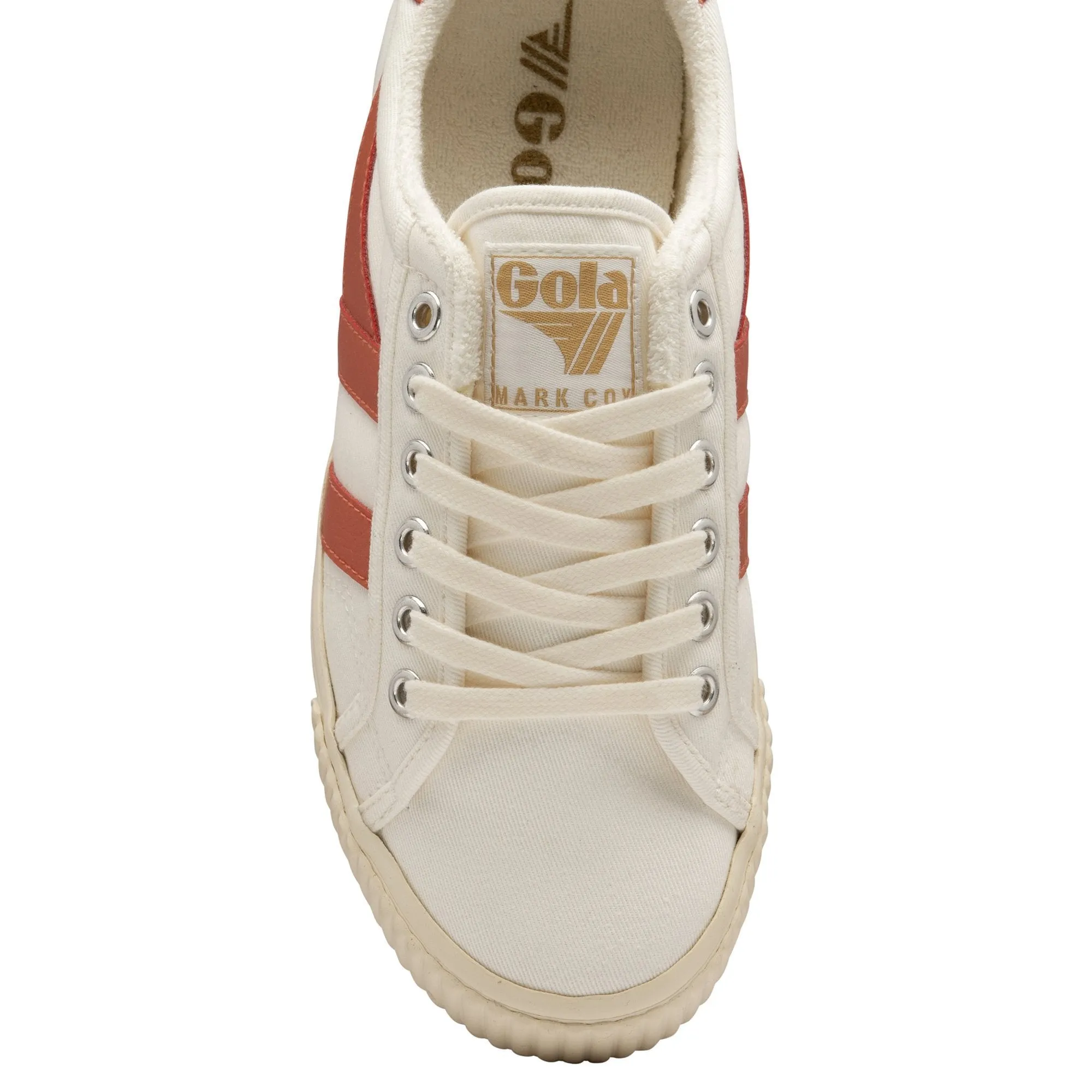 Tennis Mark Cox Trainer (Off White   Hot Coral)