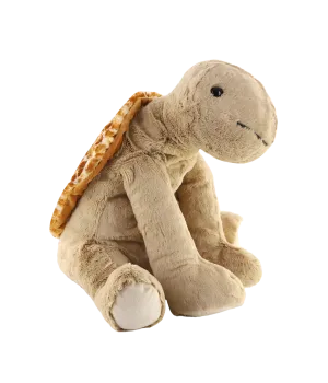 Tetty The Turtle, Large Heatie With Microwaveable Silica Bead Pillow Insert