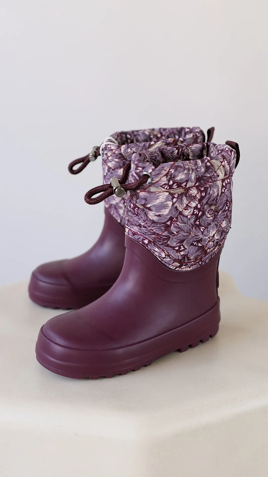 Thermo Rain/Snowboot Drizzle - Purple Tulips