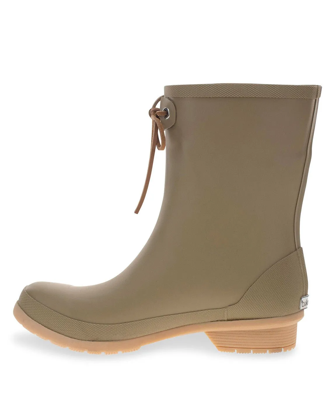 Tie Mid Rain Boot - Moss