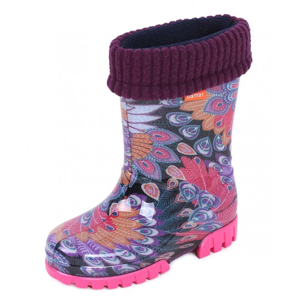 Toughees Demar Girls Wellington Rain Boots