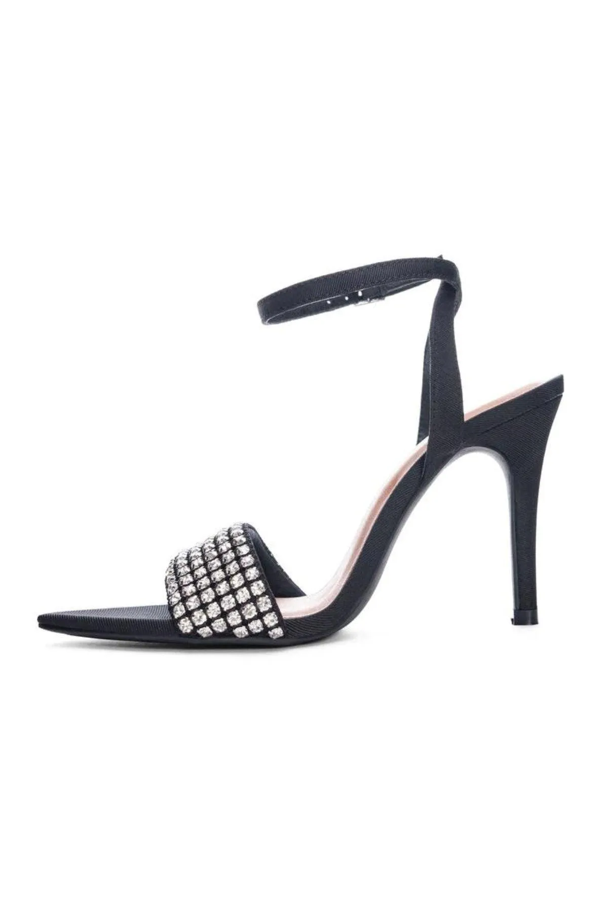 Twinkle Toe Black Rhinestone Heels - Final Sale