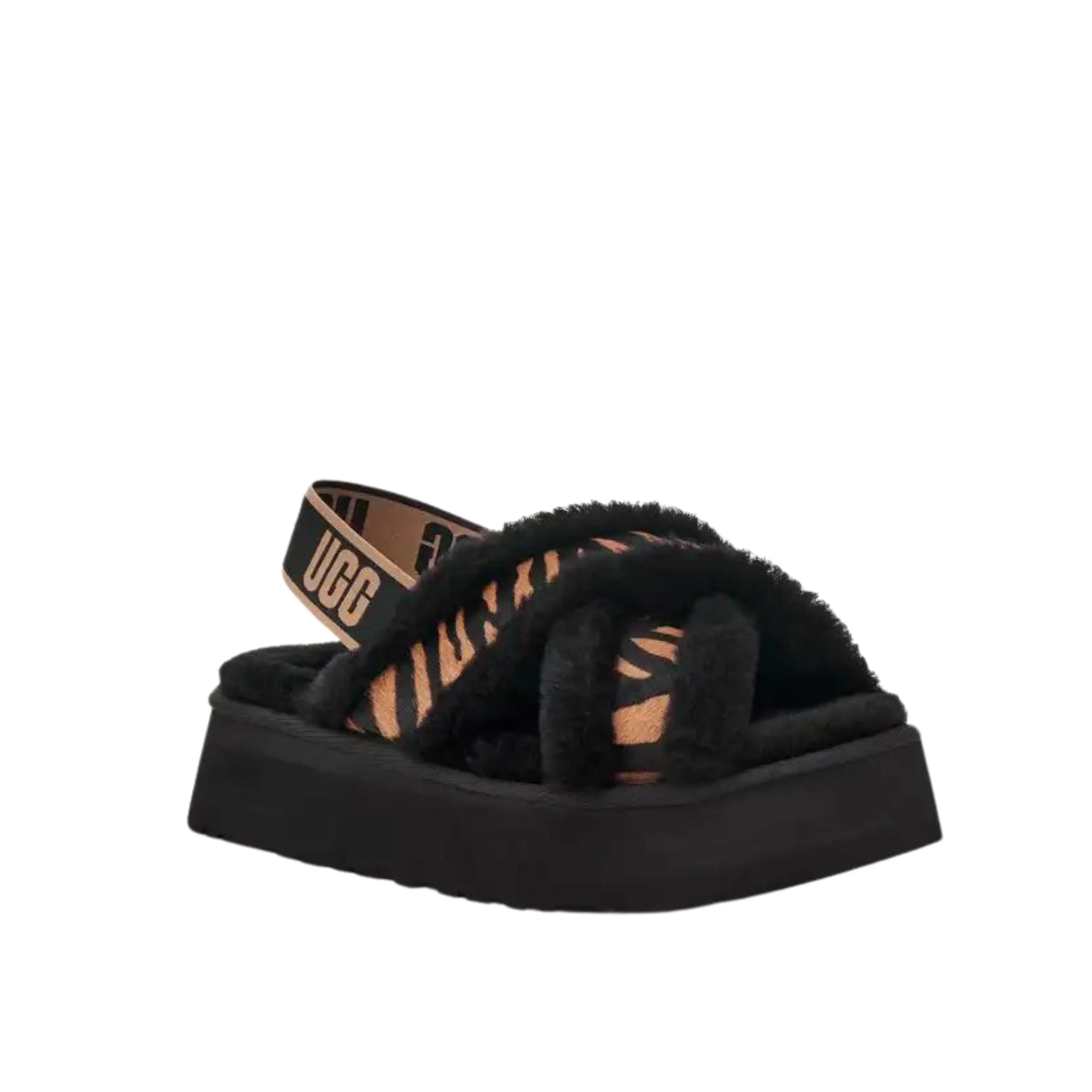 UGG - disco cross tiger slide print slippers