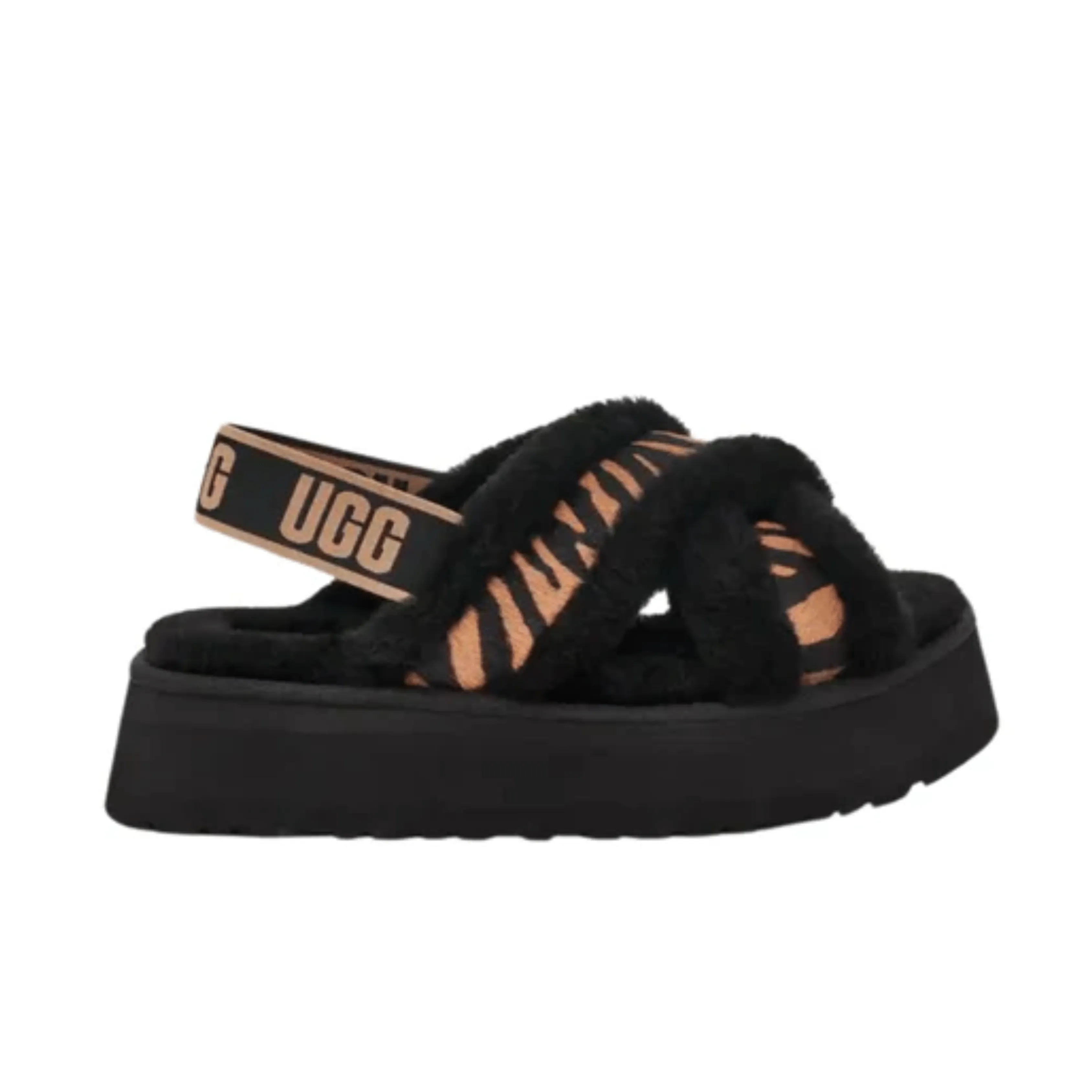 UGG - disco cross tiger slide print slippers