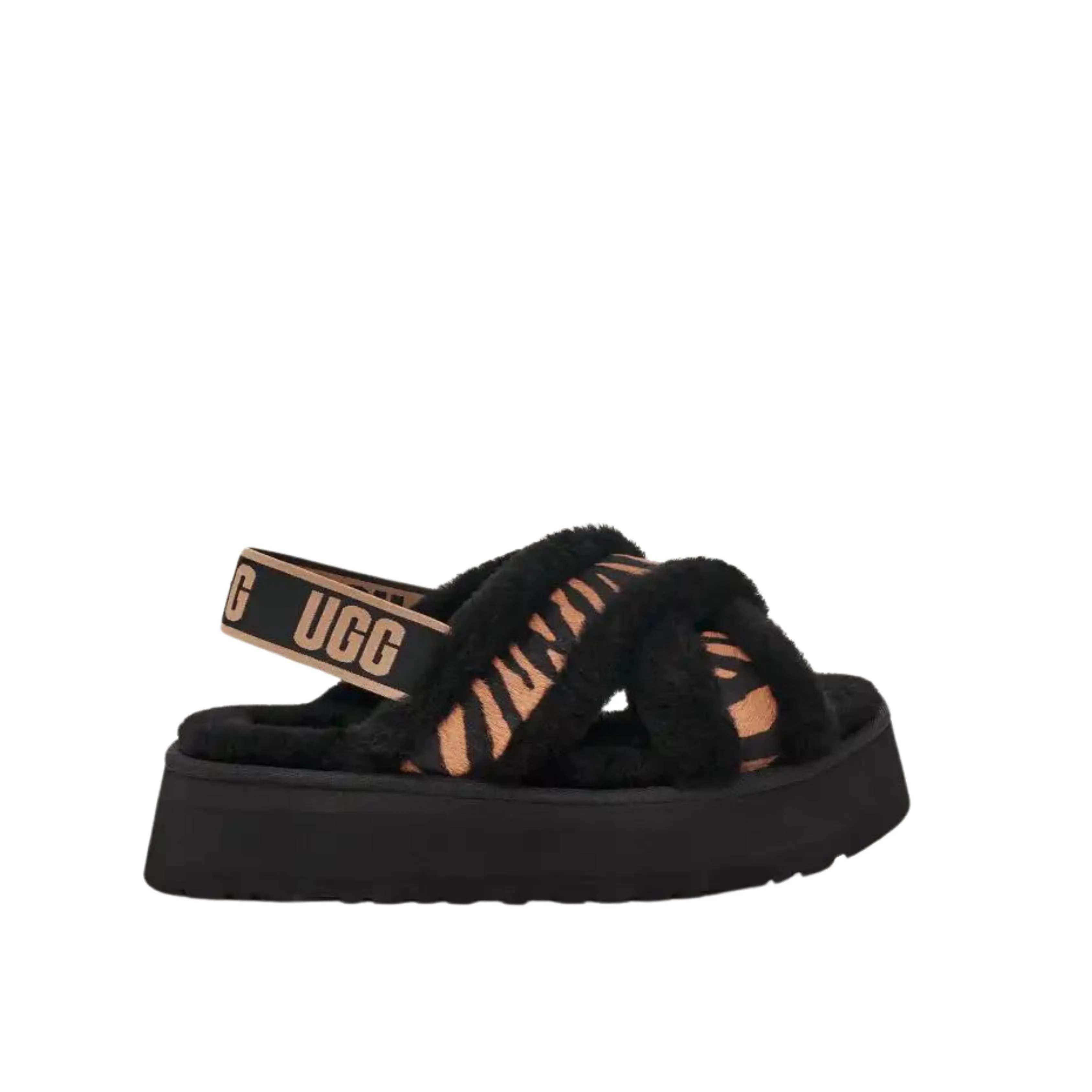 UGG - disco cross tiger slide print slippers