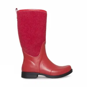 UGG Reignfall Lipstick Red Rainboots