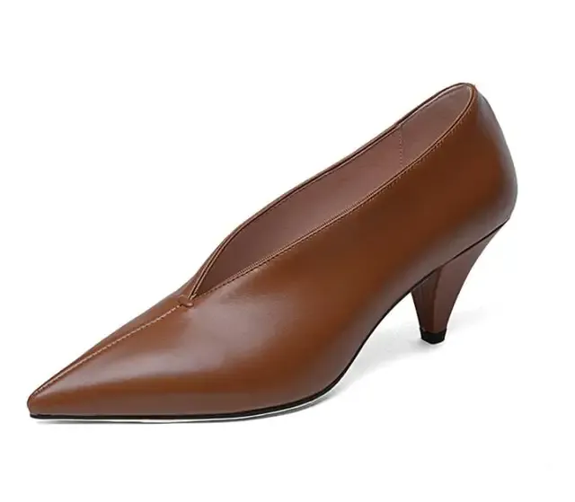 USS Shoes Velandria Women's Genuine Leather Heel Pump Shoes