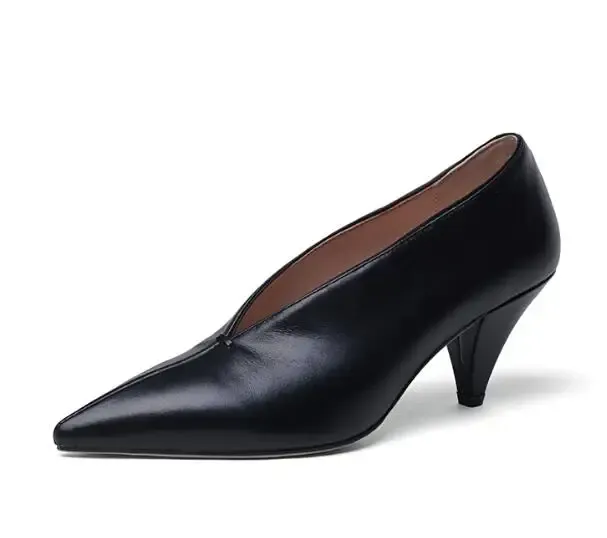 USS Shoes Velandria Women's Genuine Leather Heel Pump Shoes