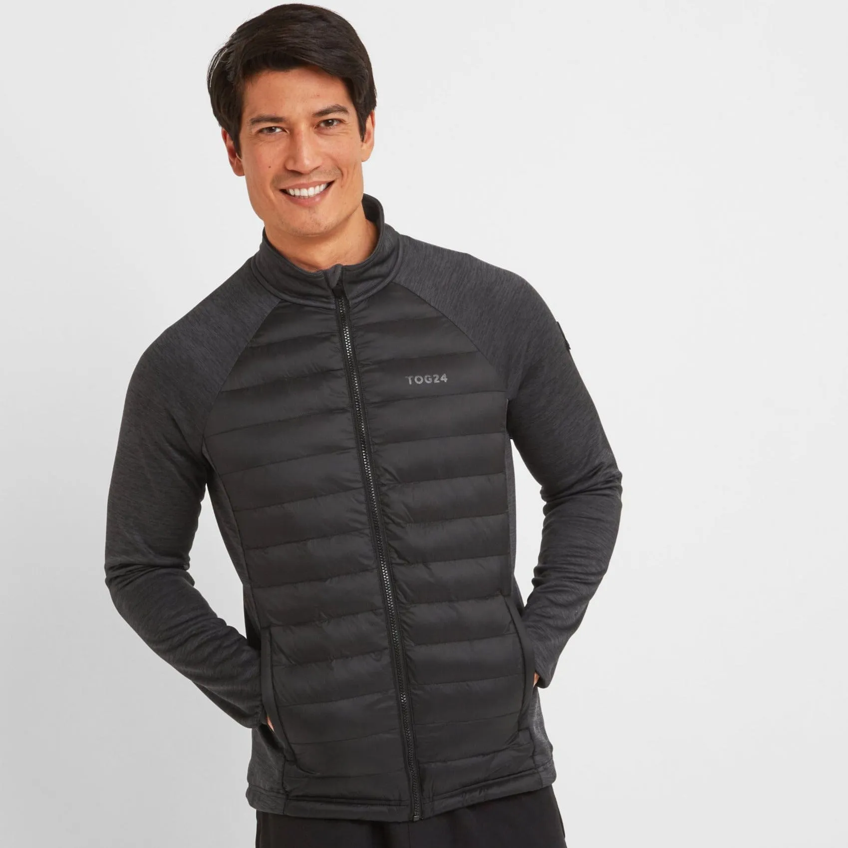 Vasey Mens Insulated Hybrid Jacket - Black