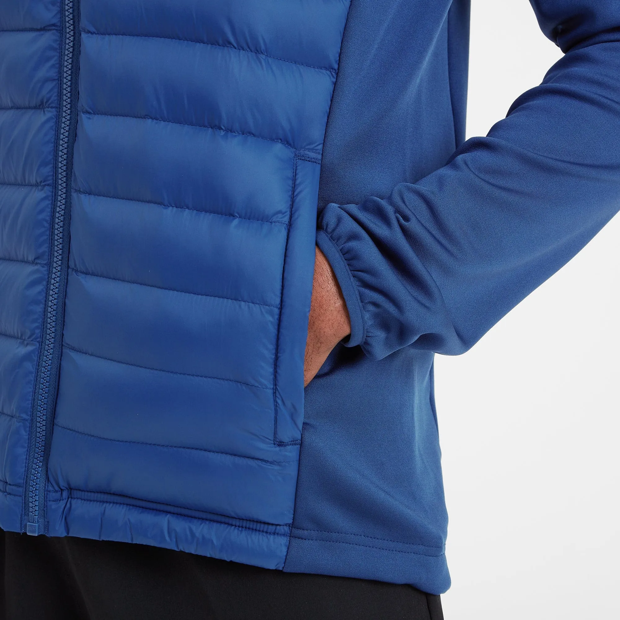 Vasey Mens Insulated Hybrid Jacket - Night Blue