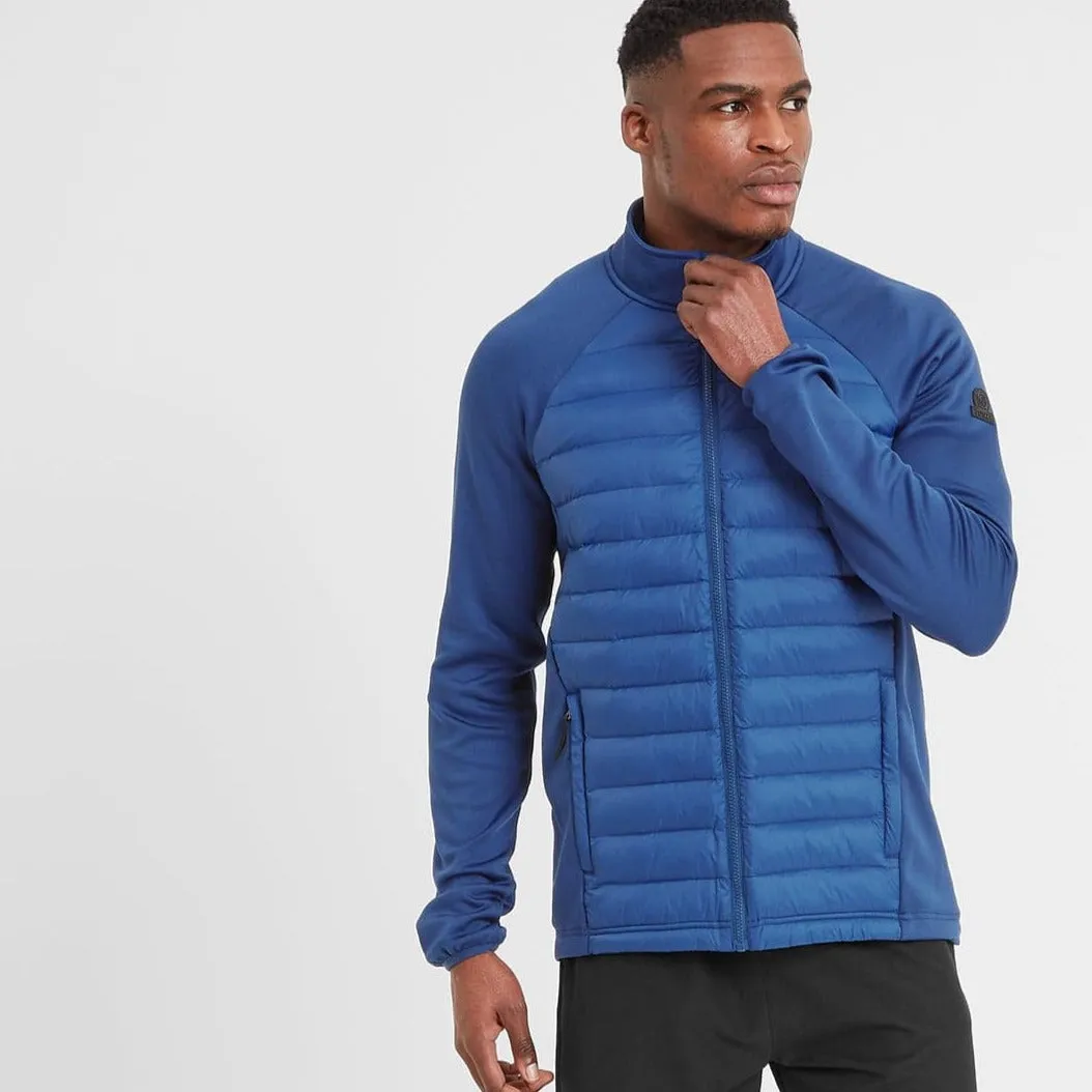 Vasey Mens Insulated Hybrid Jacket - Night Blue