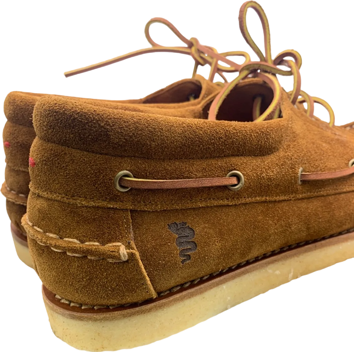 Velasca Milano Tan Suede Boat Shoes Unsized, Approx UK 9.5/10