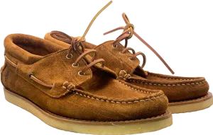 Velasca Milano Tan Suede Boat Shoes Unsized, Approx UK 9.5/10