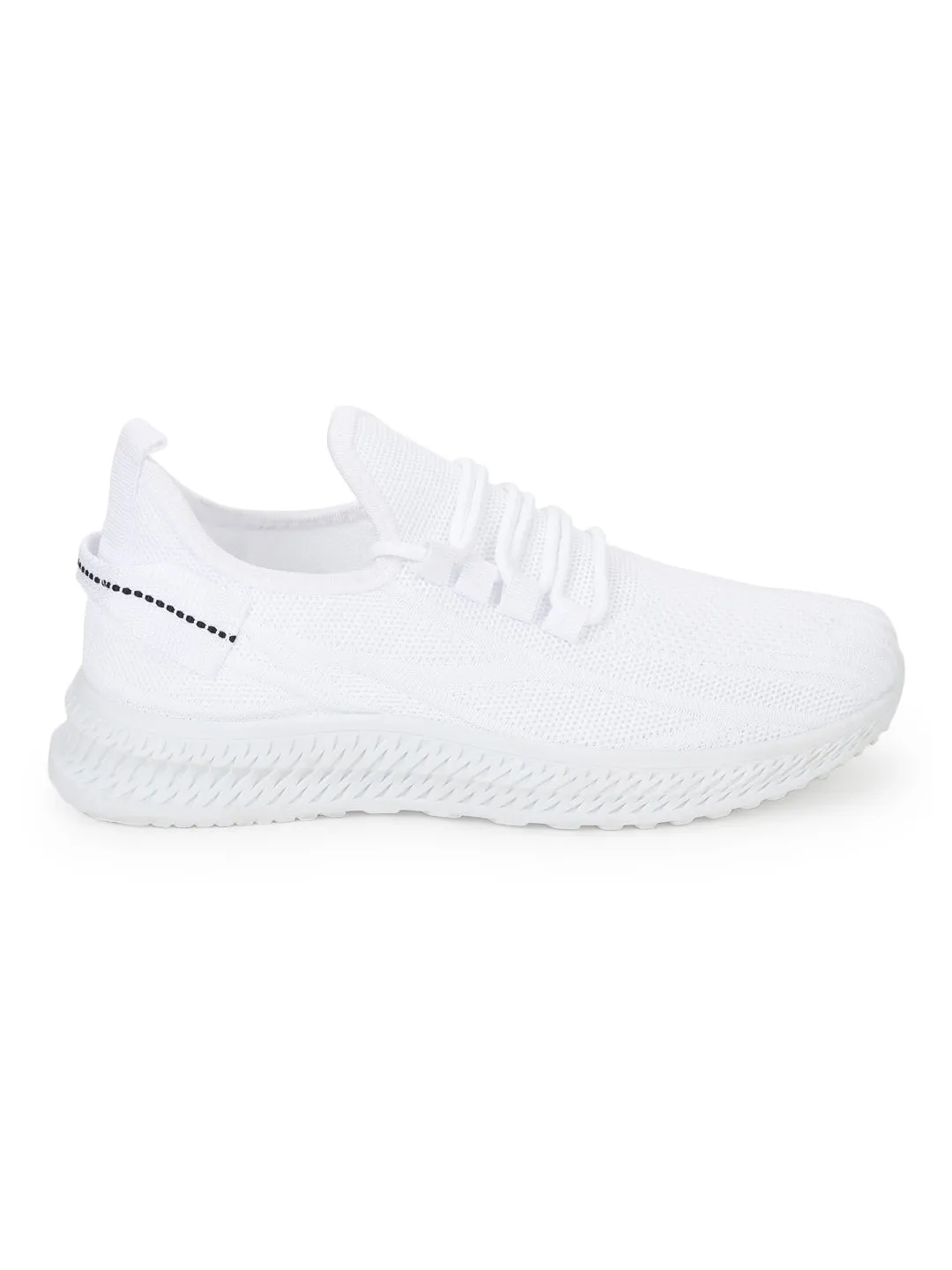 White Mesh Slip-On Sneakers (TC-RS3436-WHT)