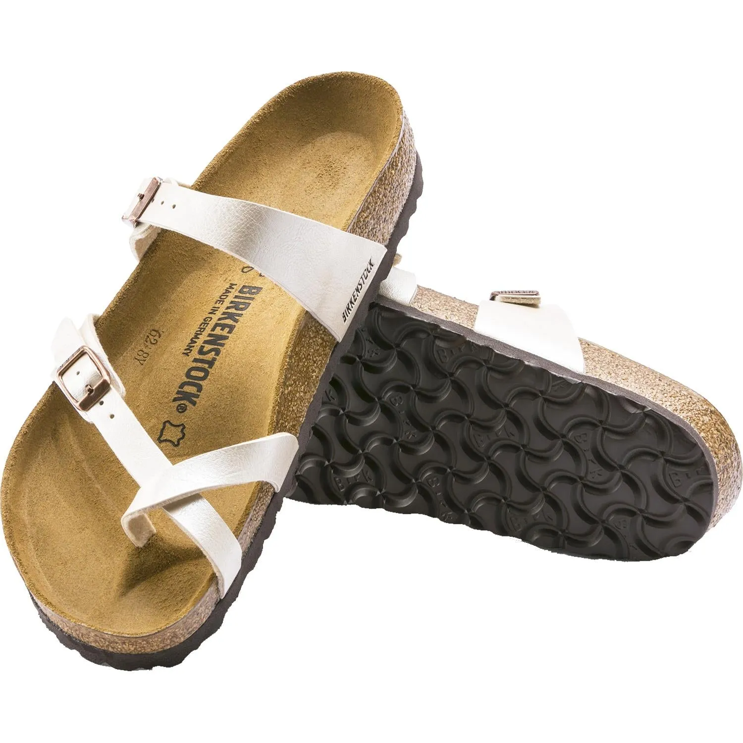 Women's Birkenstock Mayari Graceful Pearl White Birko-Flor