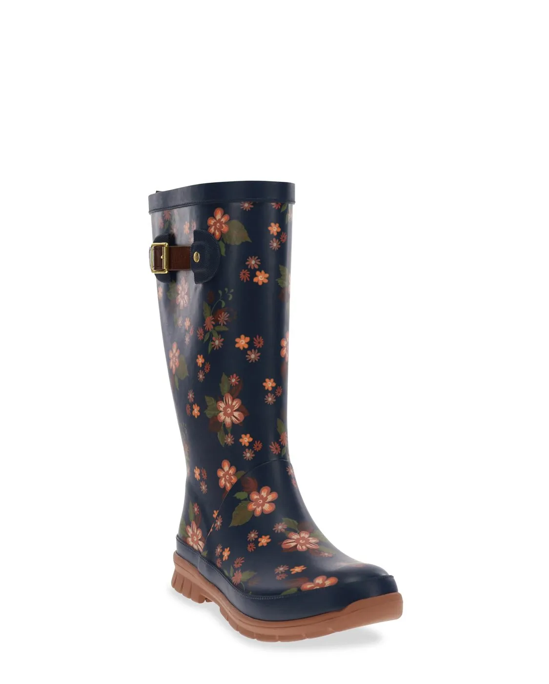 Women's Country Bloom Tall Rain Boot - Navy