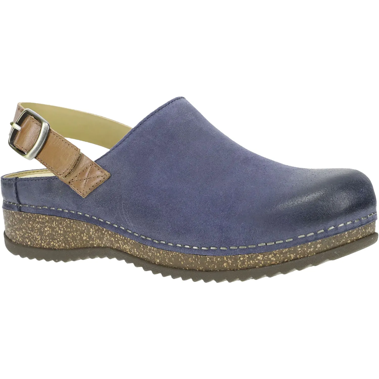 Women's Dansko Merrin Blue Burnished Suede