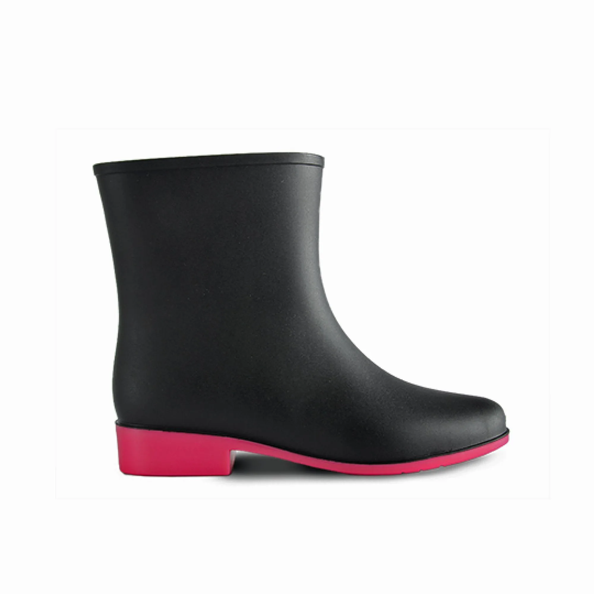 Women's Matte Black Rain Boot