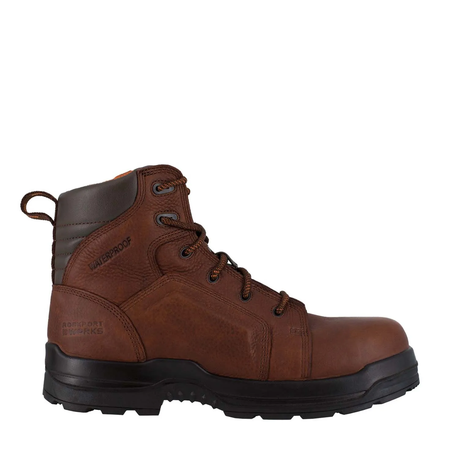 Women's More Energy Composite-Toe Waterproof Work Boot Brown