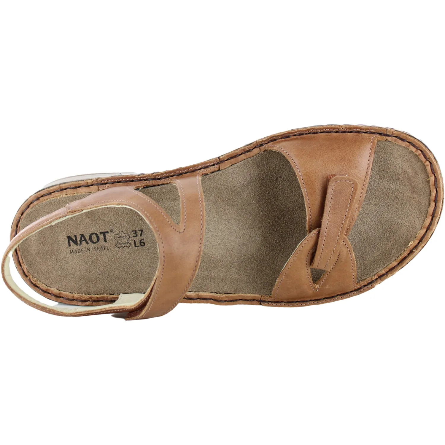 Women's Naot Evora Latte Brown Leather