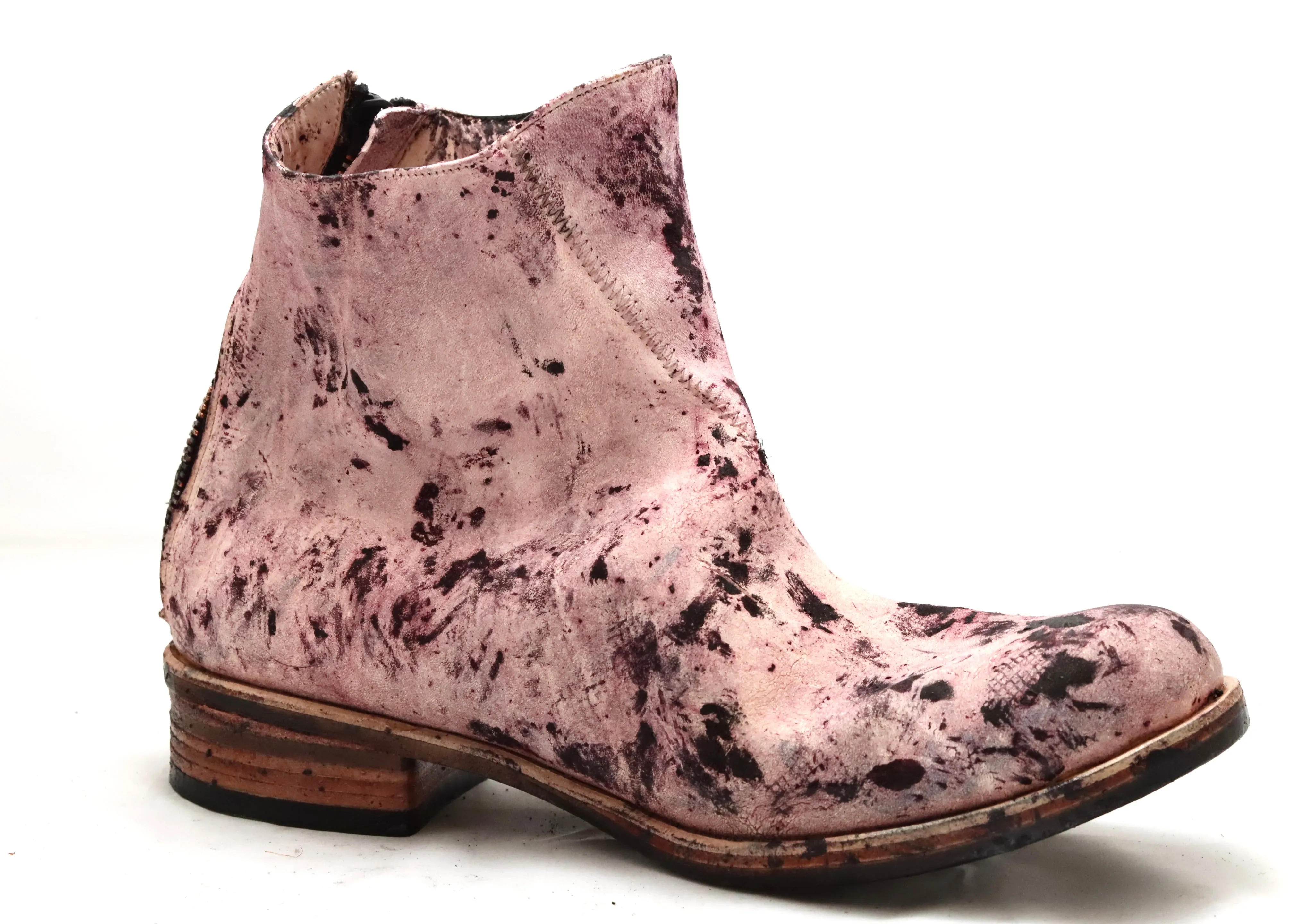 Zip back Boot  | pale rose overdye | culatta